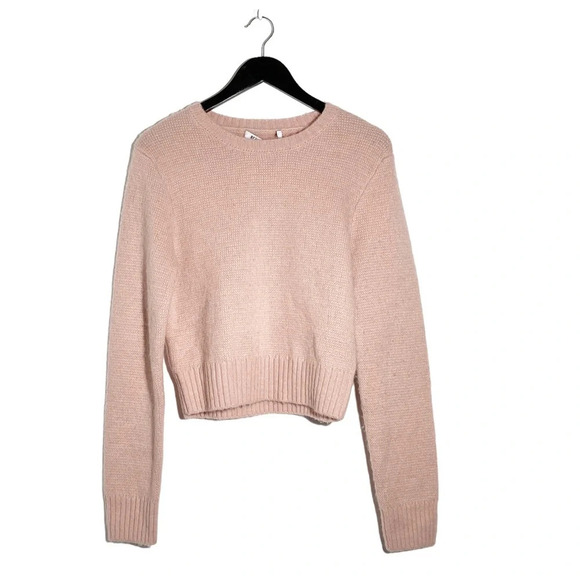 Re/done 60s Shrunken Sweater in Champagne size M - Picture 3 of 7